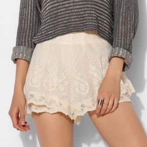 Kimchie blue lace shorts